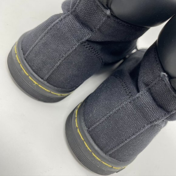 Dr. Martens Air Wair "Maelly' Black Canvas Boot 6 - Picture 5 of 10